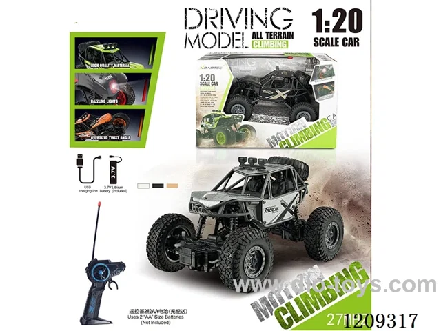 27MHZ 1:20 4ch rc alloy car included battery