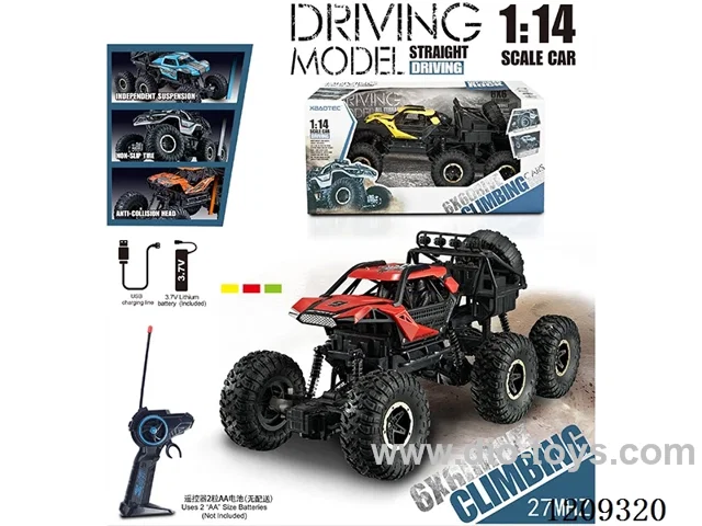 27MHZ 1:14 6-wheel rc car included battery