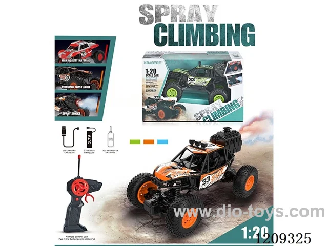 27MHZ 1:20 4ch rc car with light/spray included battery