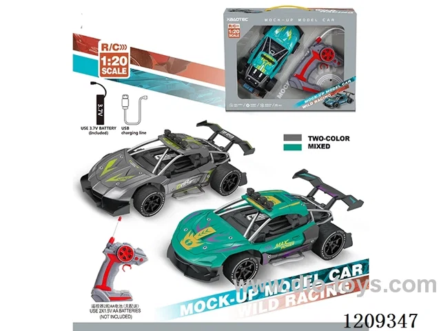 27MHZ 1:18 rc car included battery
