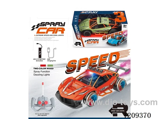 27MHZ 1:16 rc car with light/spray included battery