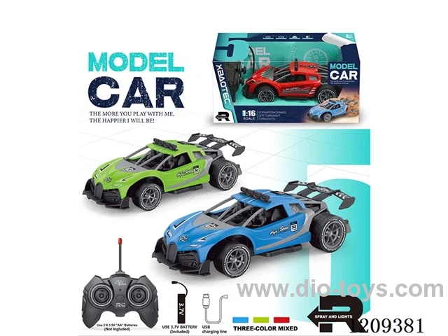 27MHZ 1:16 rc car included battery