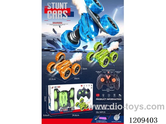 4-wheel rc car W L/M/spray included battery