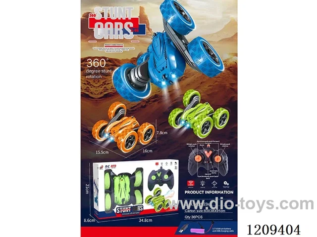 4-wheel rc car W L/M included battery