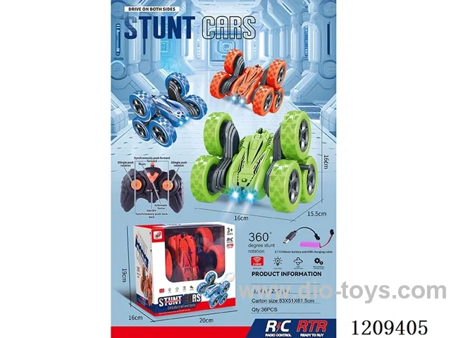 6-wheel rc car W L/M included battery