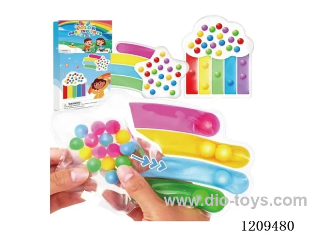 Cloud color separation decompression water bag