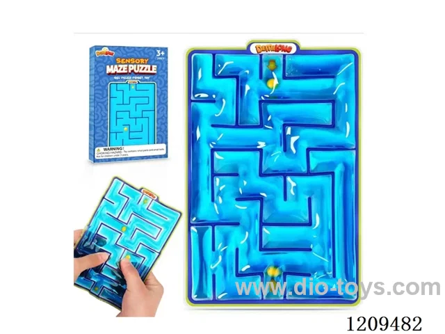 Rectangular maze decompression water bag