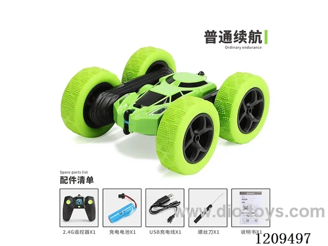 Double sided drift rollover RC stunt car not included battery