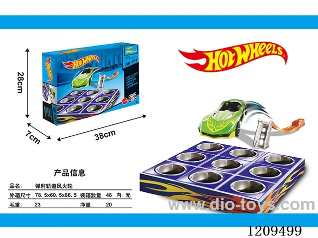 Ejection trajectory hot wheels