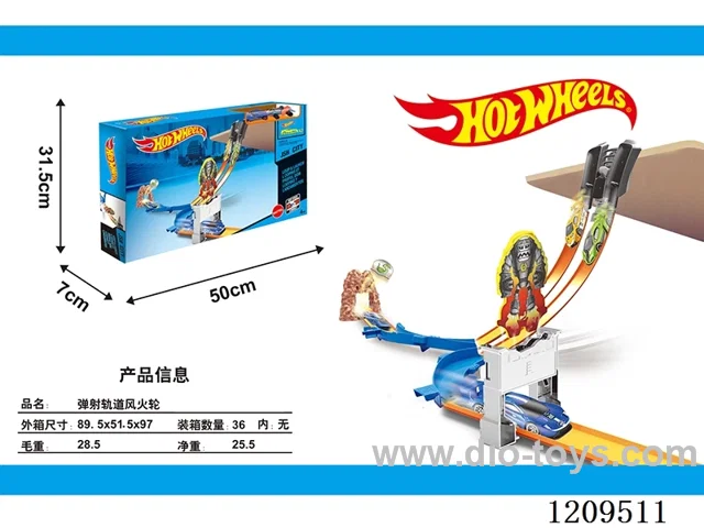 Ejection trajectory hot wheels
