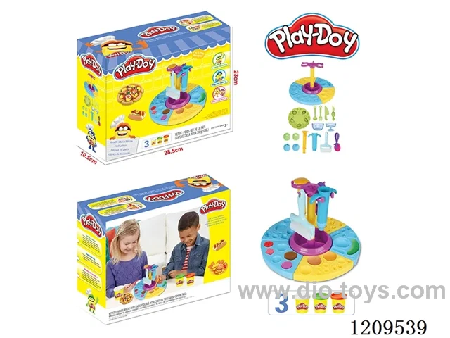 Colored clay platter set