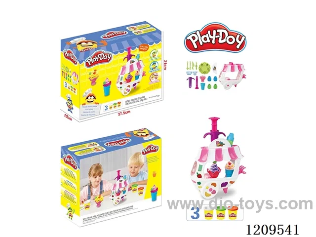 Color mud ice cream truck set
