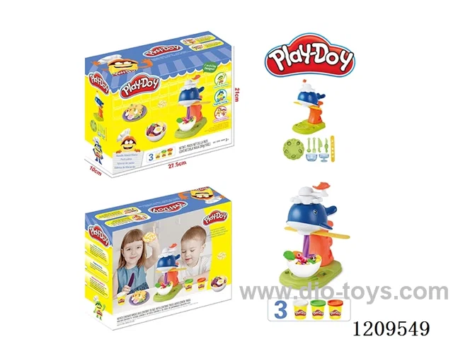 Color mud dolphin noodle machine set