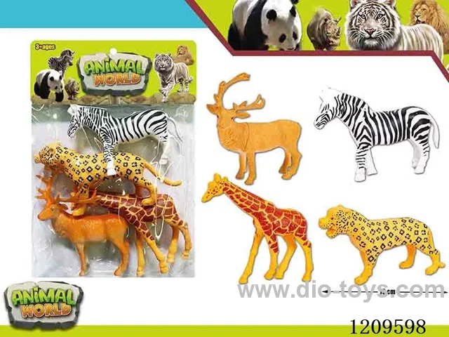 Wildlife set 4PCS