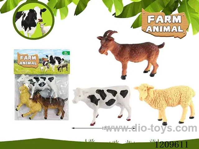 Farm animal set 3PCS