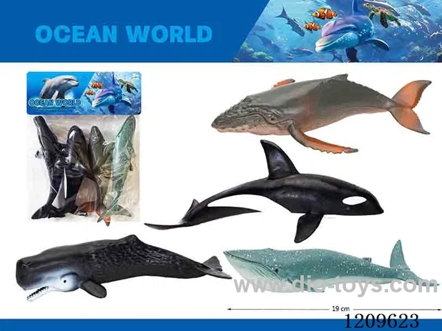 Marine animal set 4PCS