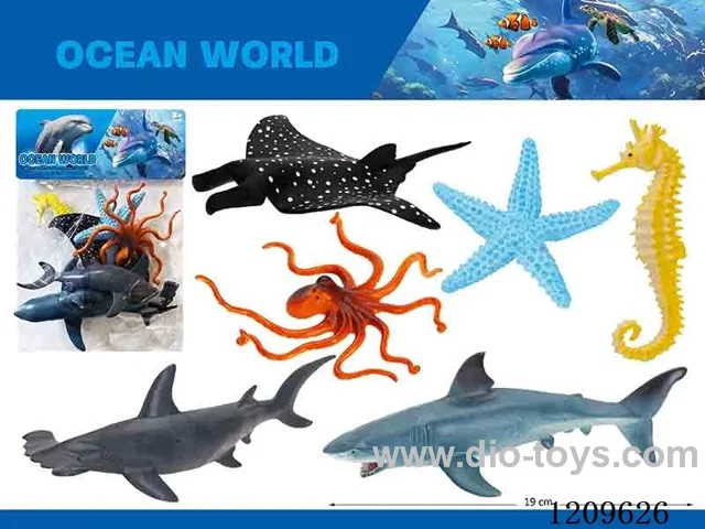 Marine animal set 6PCS
