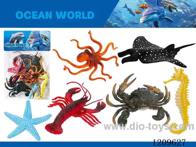 Marine animal set 6PCS