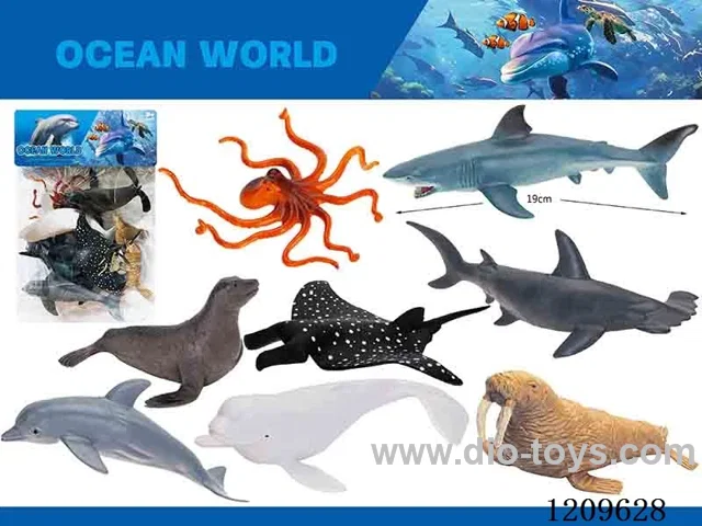 Marine animal set 8PCS