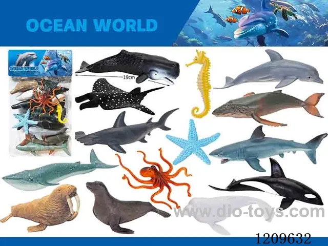 Marine animal set 14PCS