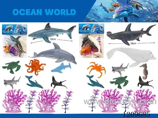 Marine animal set 12PCS