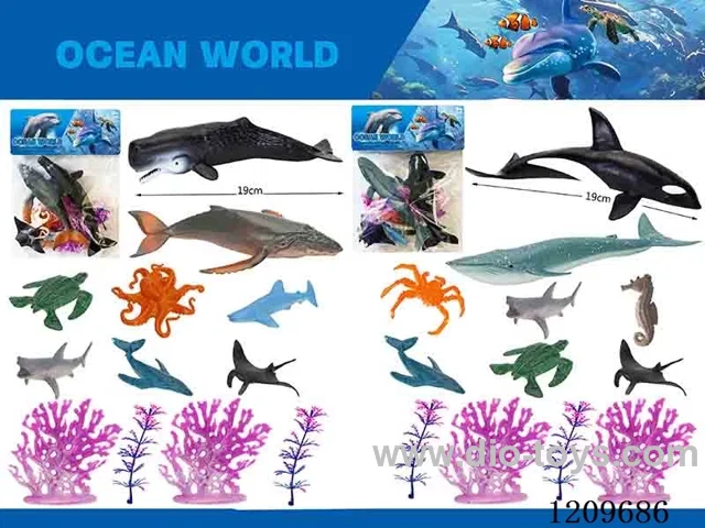 Marine animal set 12PCS