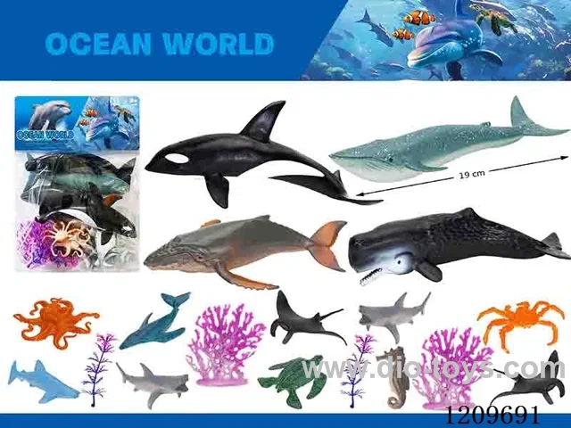 Marine animal set 18PCS