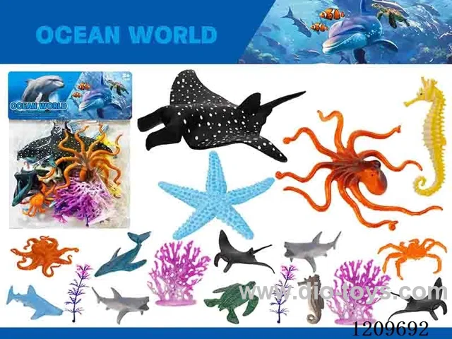Marine animal set 18PCS