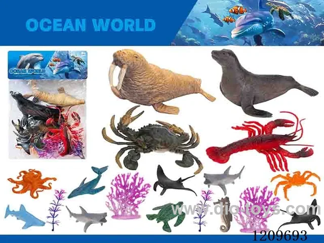 Marine animal set 18PCS