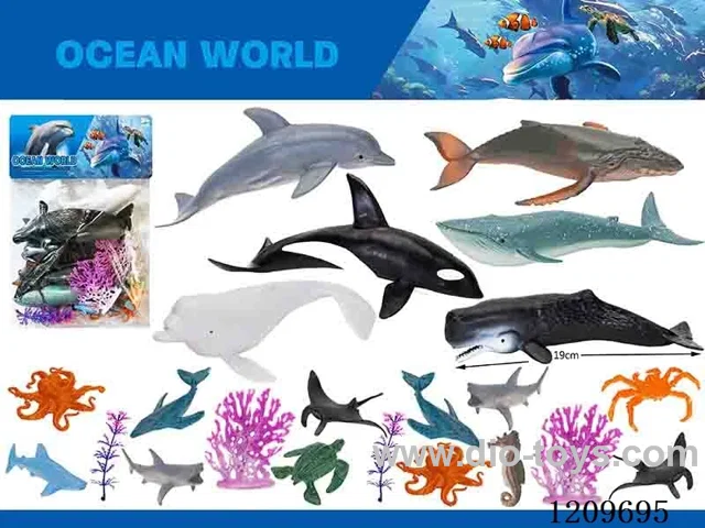 Marine animal set 22PCS