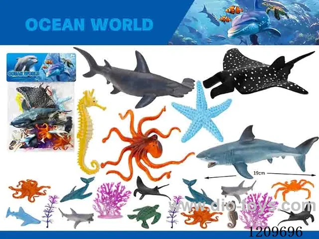Marine animal set 22PCS