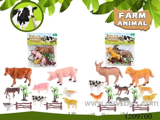 Farm animal set 12PCS