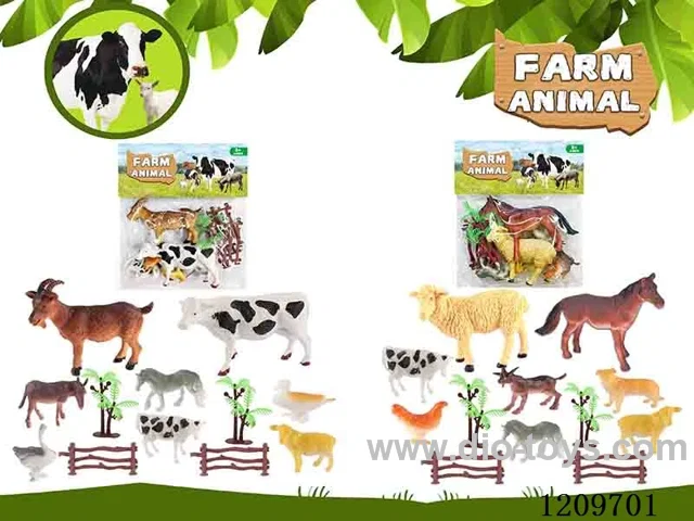 Farm animal set 12PCS