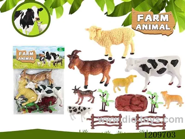Farm animal set 12PCS