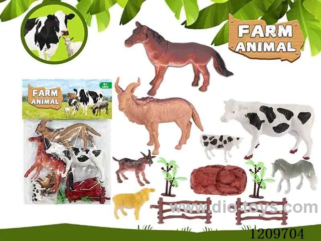 Farm animal set 12PCS