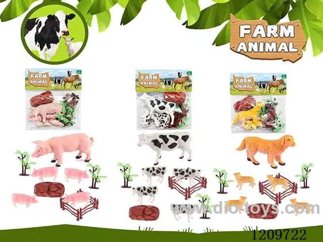 Farm animal set 12PCS