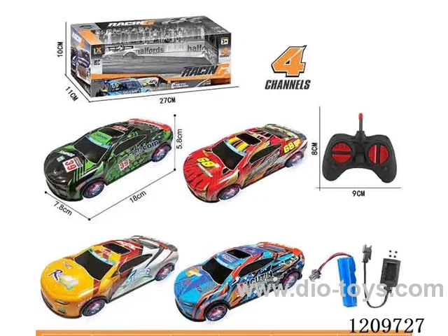 1：24 4ch rc alloy car with light included battery