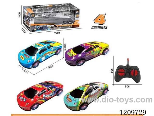 1：24 4ch rc alloy car with light not included battery