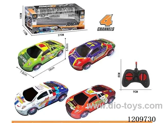 1：24 4ch rc alloy car with light not included battery