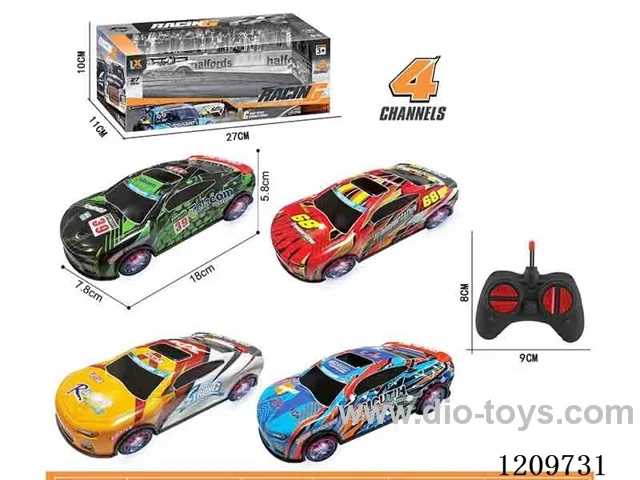 1：24 4ch rc alloy car with light not included battery