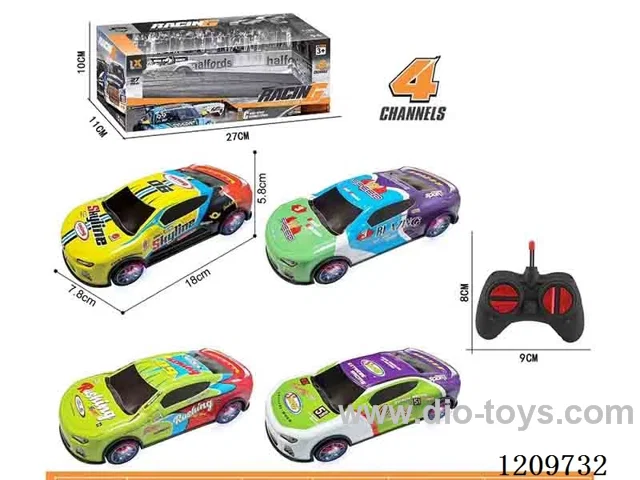 1：24 4ch rc alloy car with light not included battery