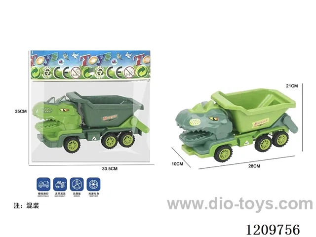 Inertia engineering vehicle dinosaur bucket car