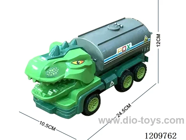 Inertial dinosaur car