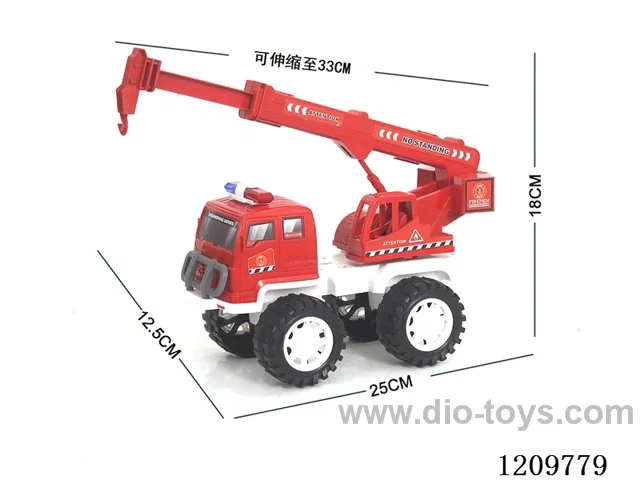 Sliding fire crane