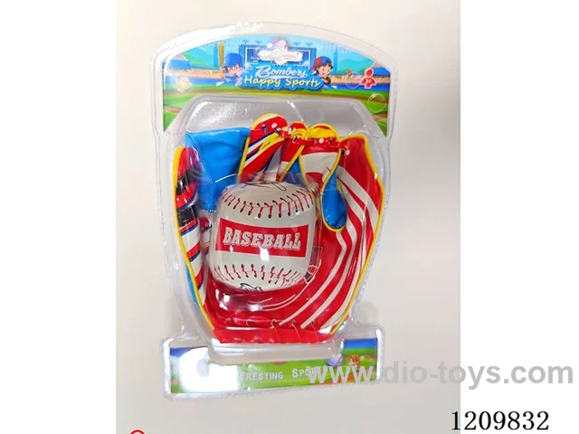 Leather baseball gloves with white balls