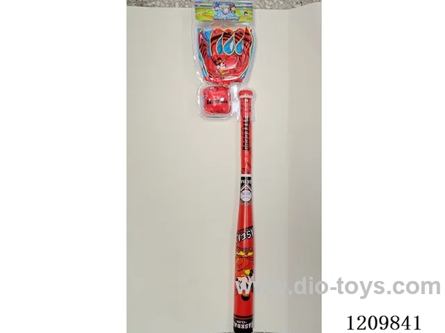 64CM leather baseball bat with gloves+baseball
