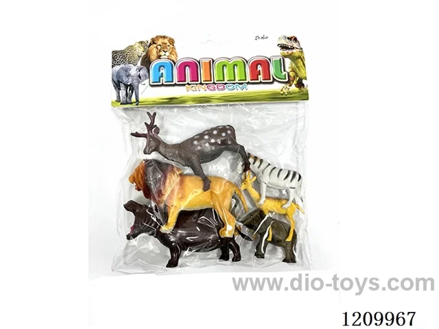 Wildlife series 6 inch 3PCS +4 inch 3PCS