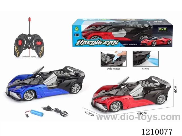 1:16 27MHZ 5ch rc car -Bugadi with spray included battery