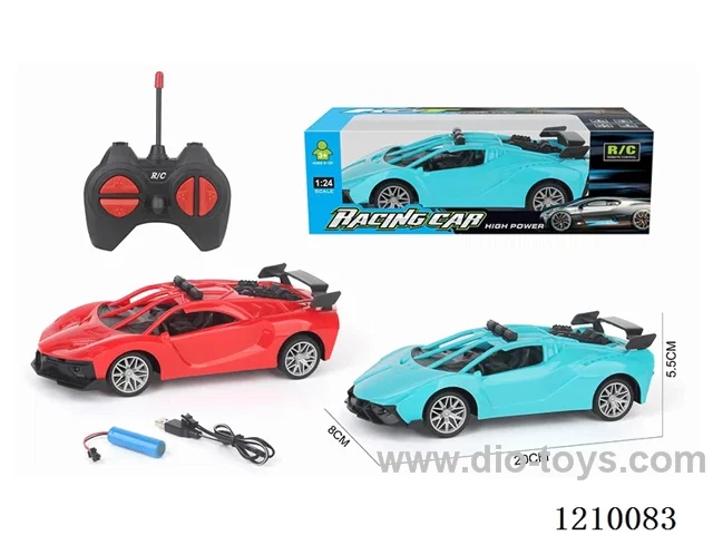 1:24 27MHZ 4ch rc car included battery