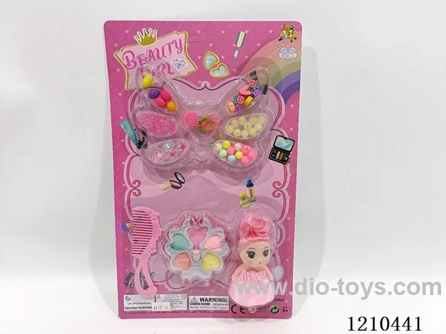 Beads + makeup + doll